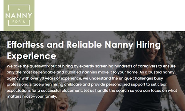 Professional Nanny Agencies